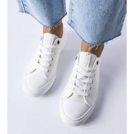 Big Star KK274008 Sneaker aus weißem Stoff 1