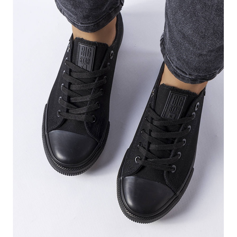 Big Star KK274009 Sneaker aus schwarzem Stoff 1