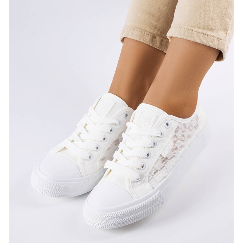 Big Star LL274071 weiße Mesh-Turnschuhe 1