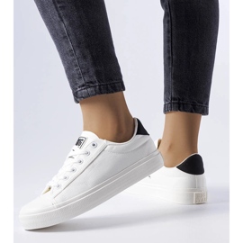 Big Star LL274091 Sneaker aus weißem Stoff 1