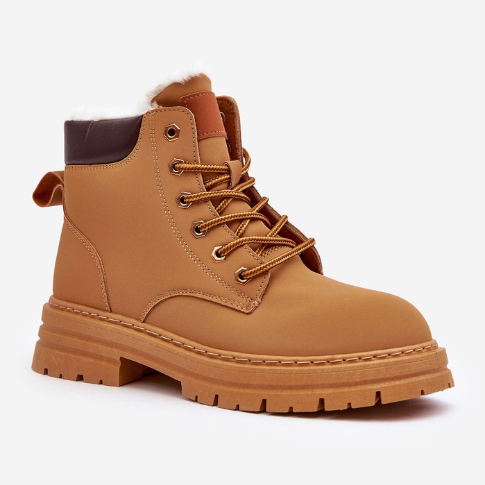 Pelzisolierte Trapperjacken von Camel Fenan für Damen braun 1