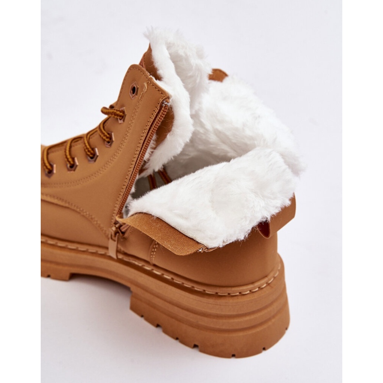 Pelzisolierte Trapperjacken von Camel Fenan für Damen braun 2