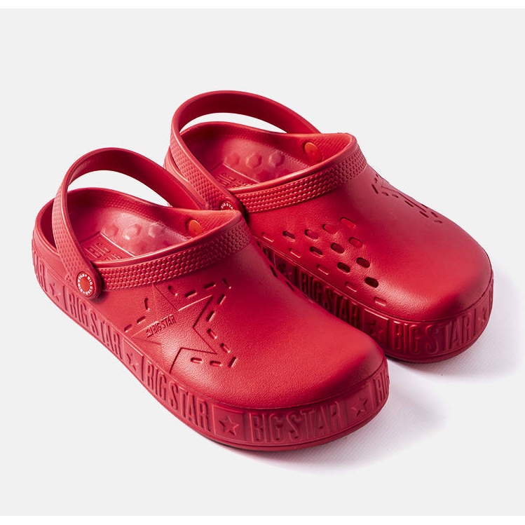 Big Star II175004 rote Hausschuhe 1