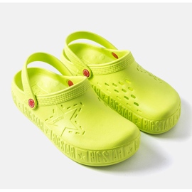 Big Star II175005 grüne Hausschuhe 1