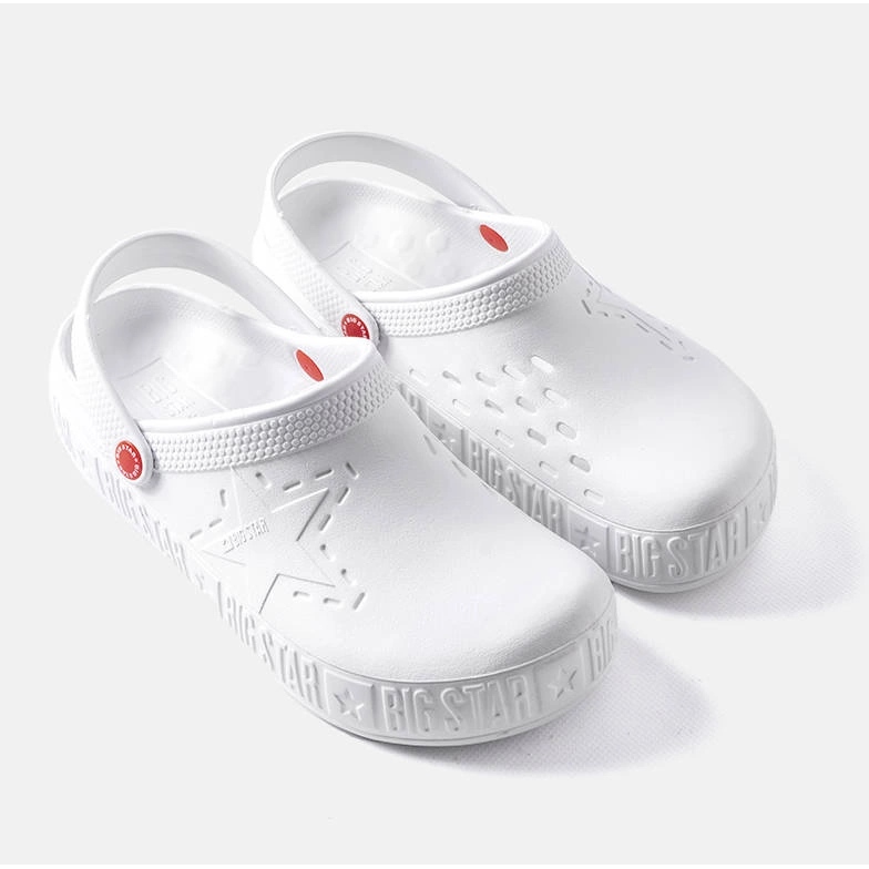 Big Star II175003 weiße Hausschuhe 1