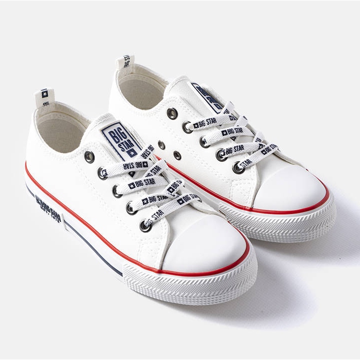Weiße Turnschuhe für Kinder Big Star KK374038 1