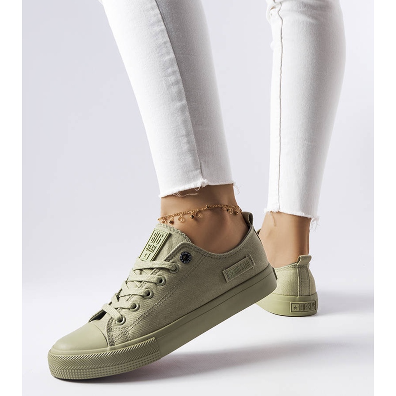 Grüne Turnschuhe von Big Star LL274028 2