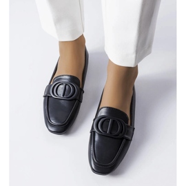Schwarze Loafer von Poissonnier 2