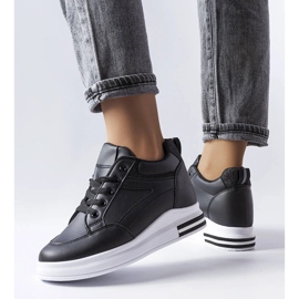 Bonevil schwarze Glitter-Sneakers 1