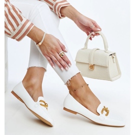 Loafer mit weißer Schnalle von Rousseau 1