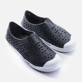 Schwarze Badelatschen für Kinder von Peppin 1