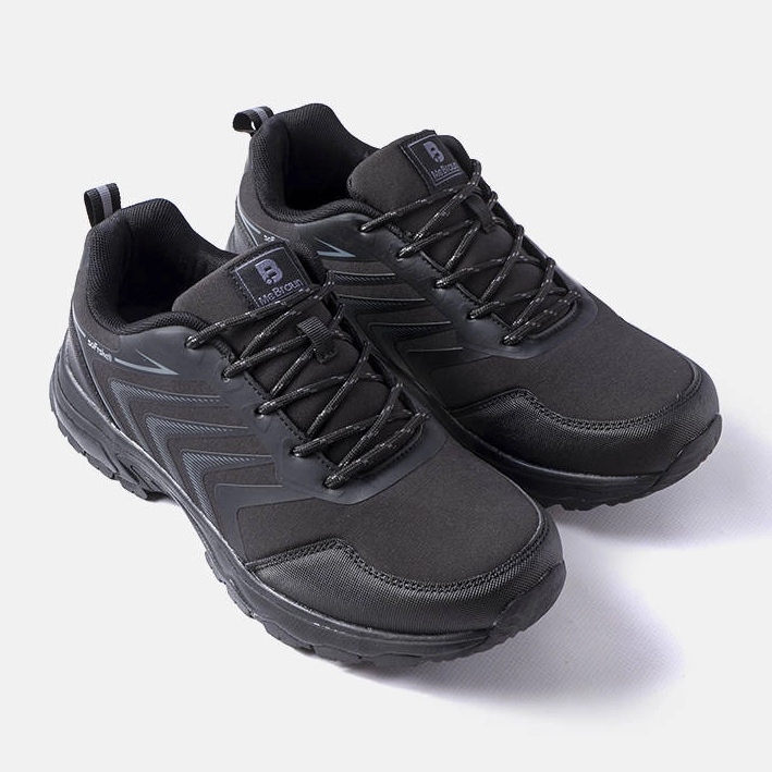 McBraun Schwarze Wanderstiefel von Douffet 1