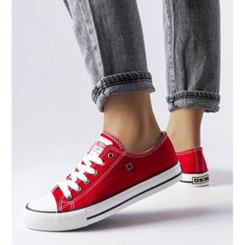 Rote klassische Turnschuhe Big Star T274020603 1