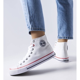 Weiße Turnschuhe Big Star T274026101 1