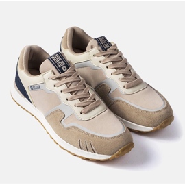 Beigefarbene Big Star-Wildledersneaker LL174123 1