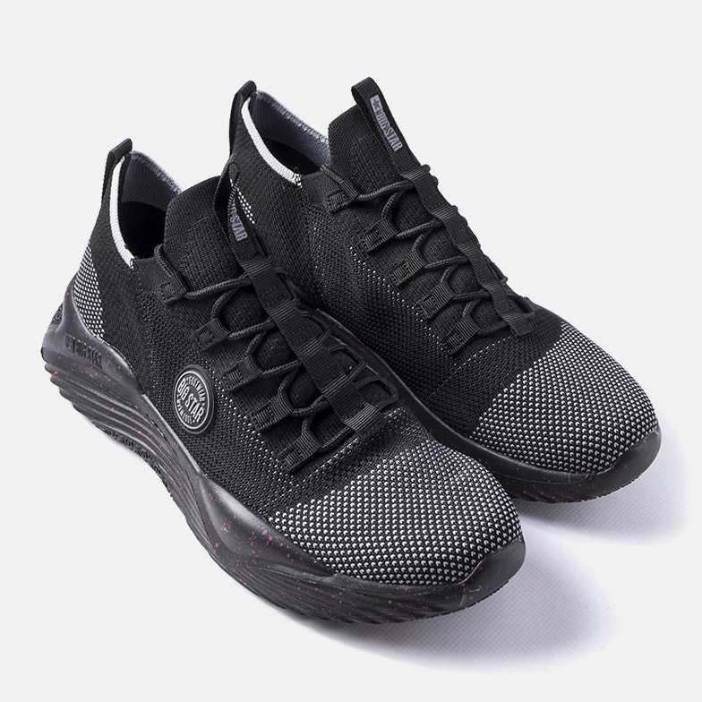 Schwarze Herren-Sneaker von Big Star LL174282 1