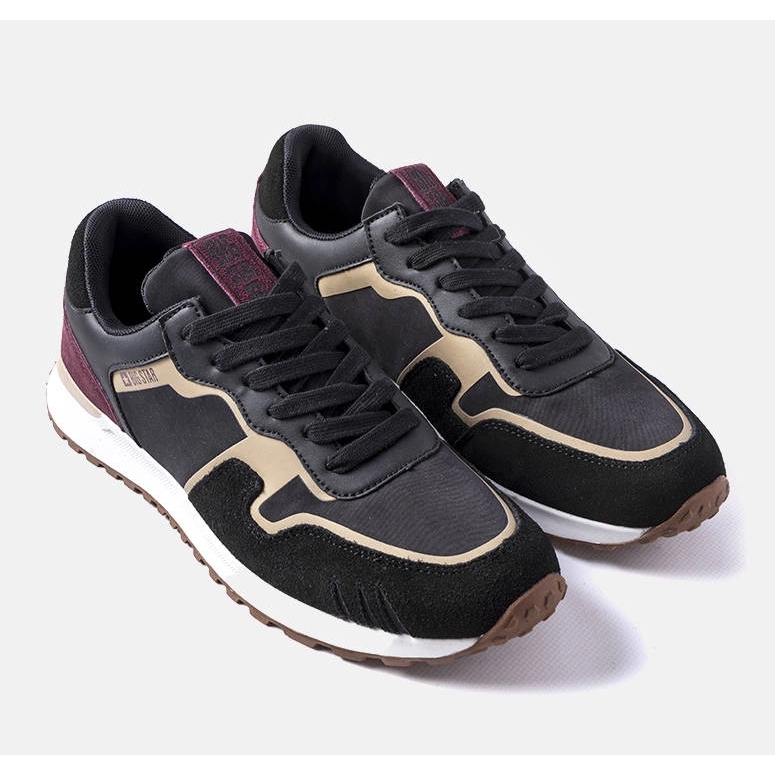 Schwarze Wildleder-Sneaker Big Star LL174125 1