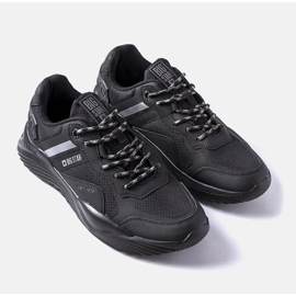Schwarze Sportschuhe Big Star LL174150 1