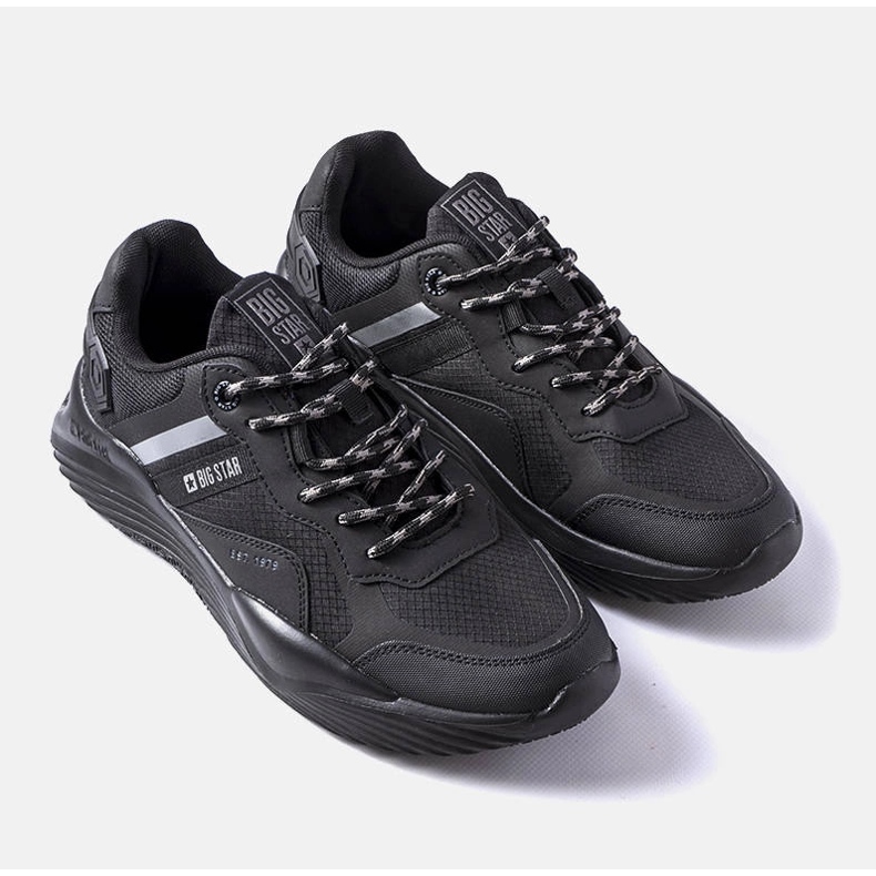 Schwarze Sportschuhe Big Star LL174150 1