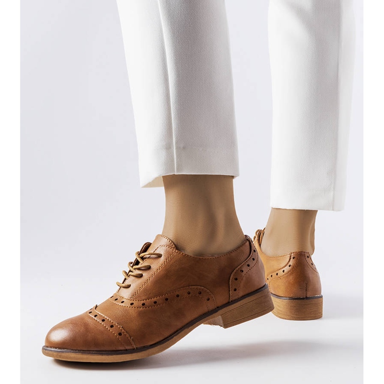 Braune Schuhe LS5379 Taupe 1