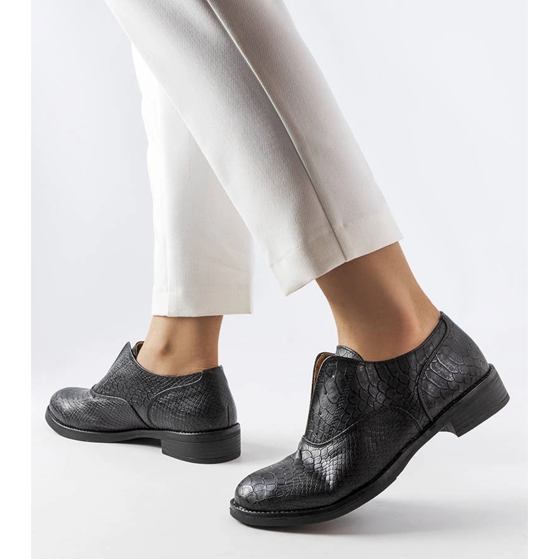 Schwarze Schuhe LS5379 Schwarz 1