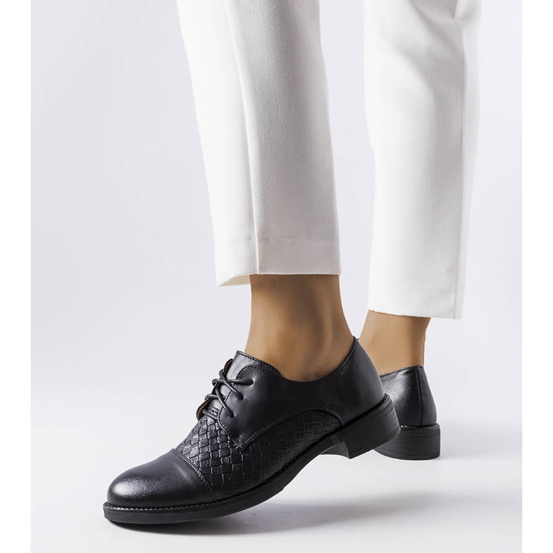 Schwarze Schuhe LS5379 Schwarz 1