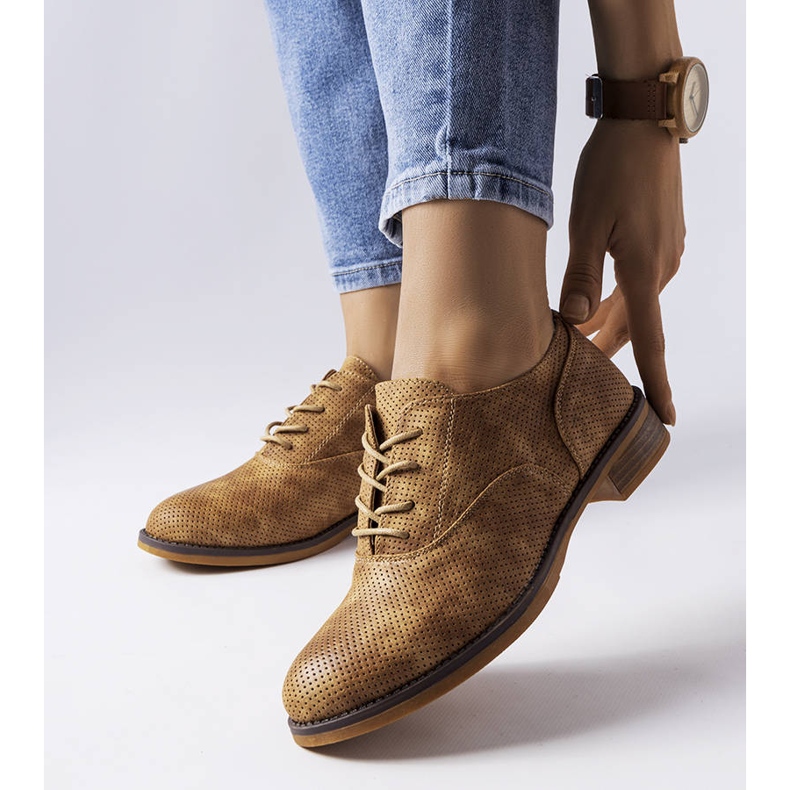 Braune Schuhe LS5379 Taupe 1