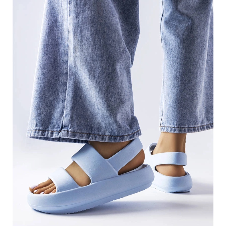 Blaue Émond-Sandalen 1