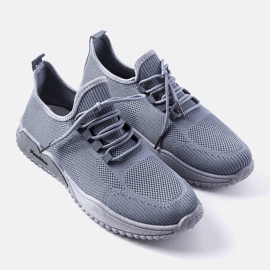 Graue Benjamin-Sneaker für Herren 1