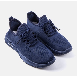 Marineblaue Benjamin-Sneaker für Herren 1