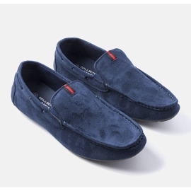 Marineblaue Herren-Loafer „Nashville“. 1