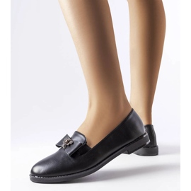 Schwarze verzierte Loafer von Ila 1