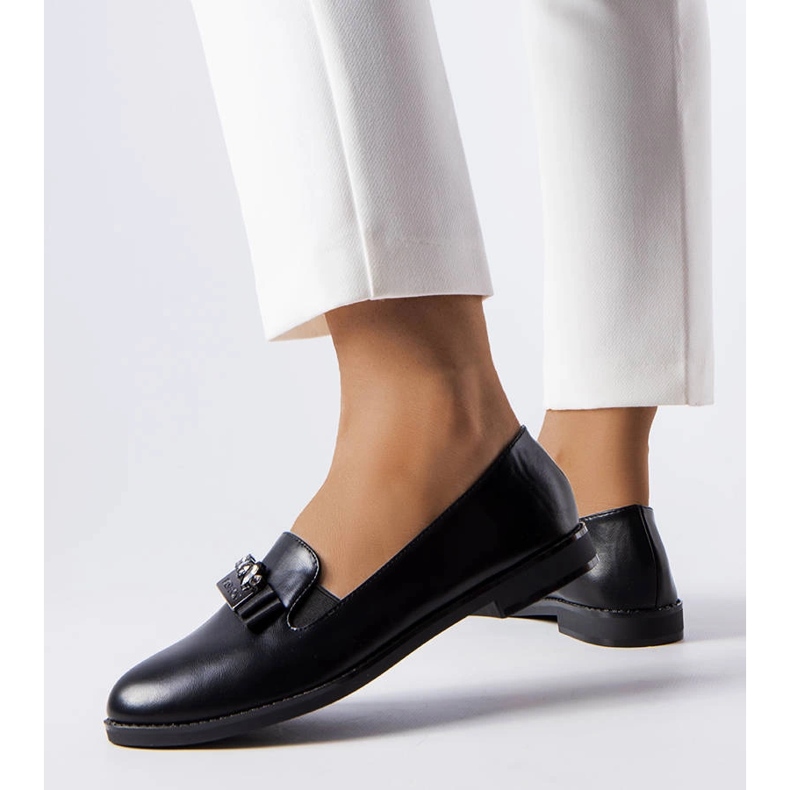 Schwarze elegante Loafer von Harquin 1