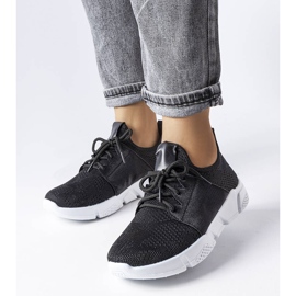 Schwarze Sneakers mit flexiblem Obermaterial von Legnago 1