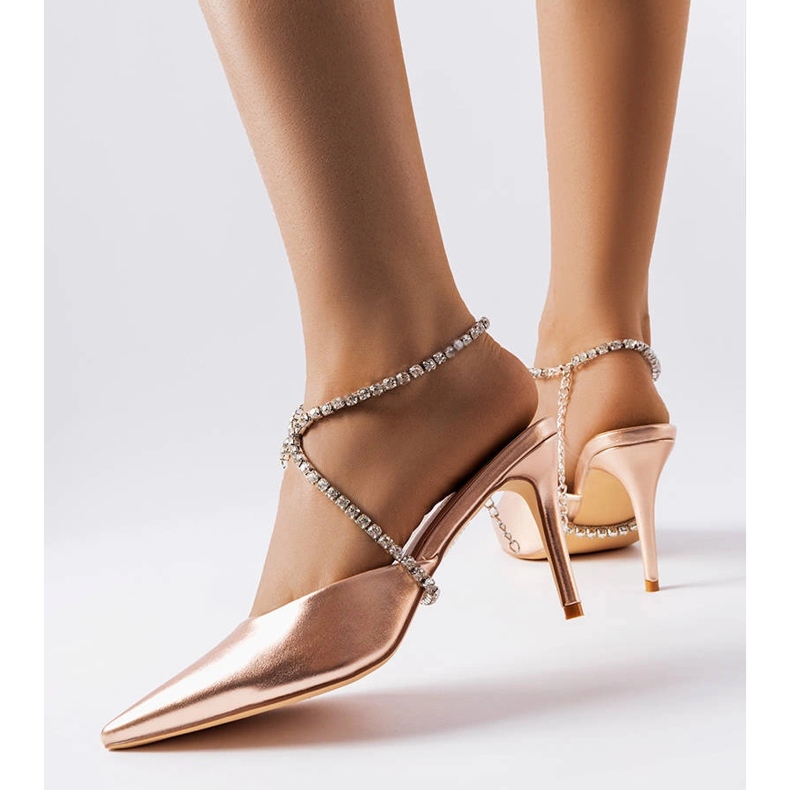 Goldene Drainer-Absatzschieber 1