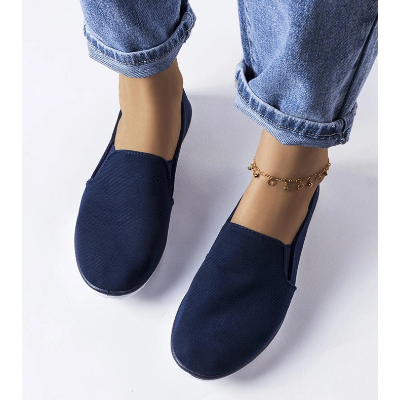 Marineblaue elastische Turnschuhe von Gaulin 1