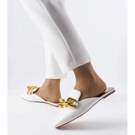 Hickory-weiße Slider mit Kette 1