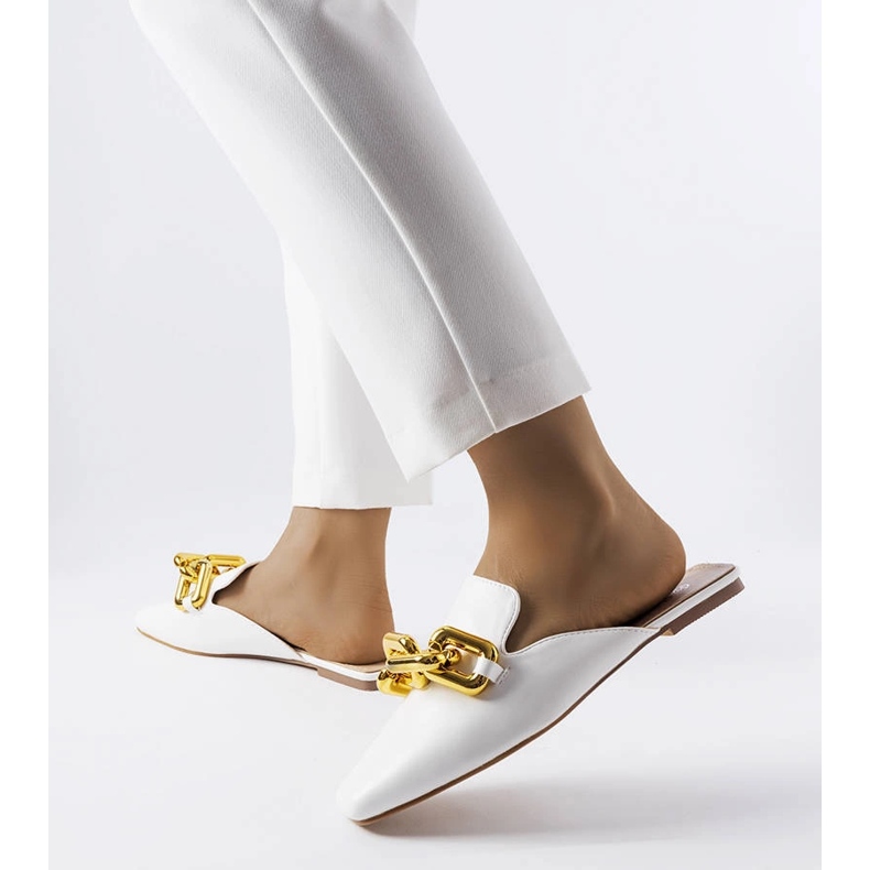 Hickory-weiße Slider mit Kette 1