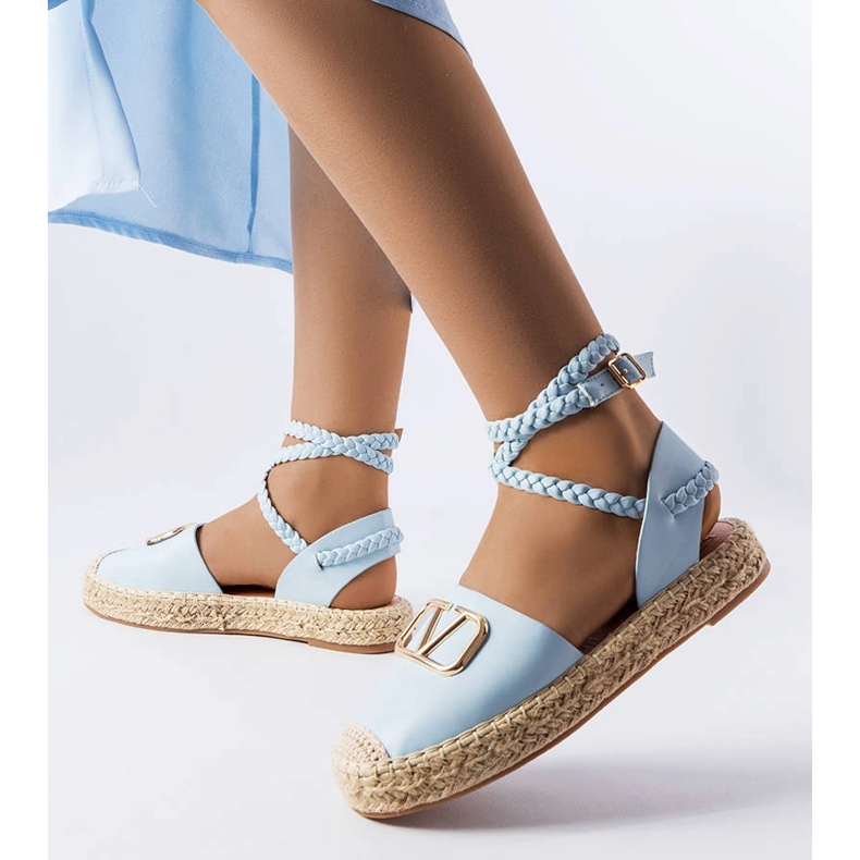 Blaue Schnür-Espadrilles von Parent 1