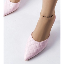 Rosa gesteppte Flip-Flops von Lambert 1