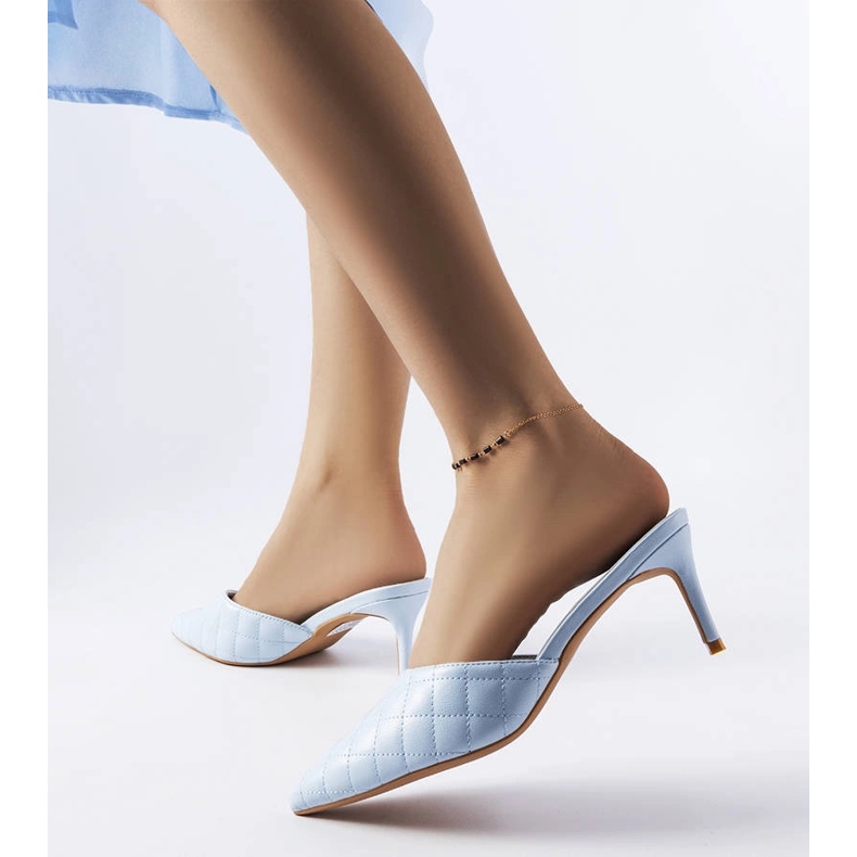 Blaue gesteppte Flip-Flops von Lambert 1