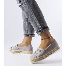 Graue Plateau-Espadrilles von Beaudry 2