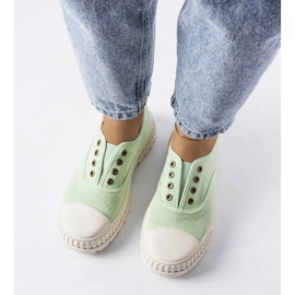 Walton grüne elastische Turnschuhe 1