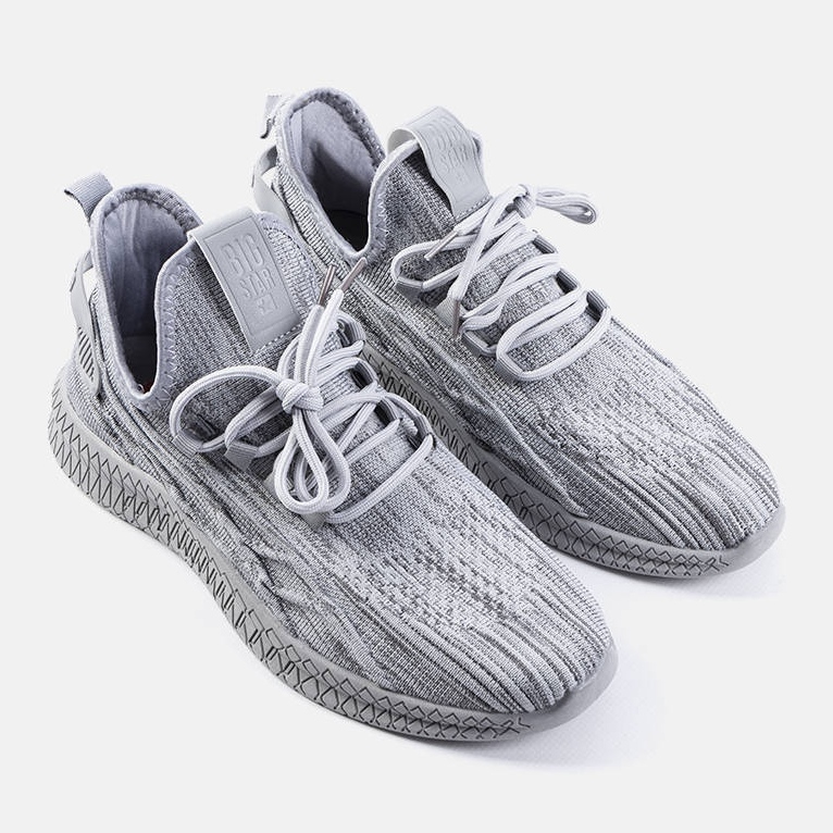 Graue Herren-Sneaker Big Star LL174339 1