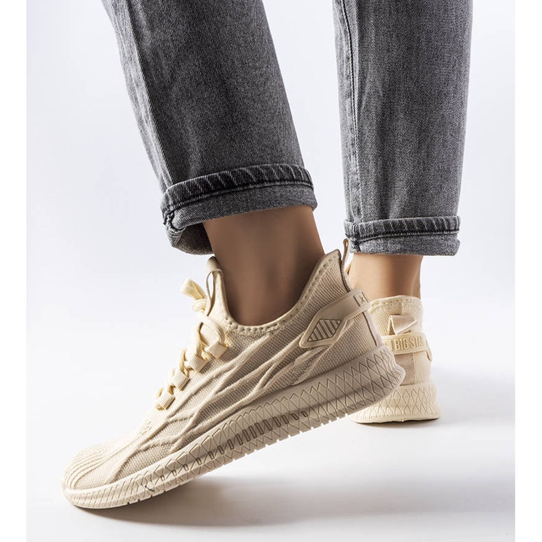 Beige Turnschuhe von Big Star LL274714 1