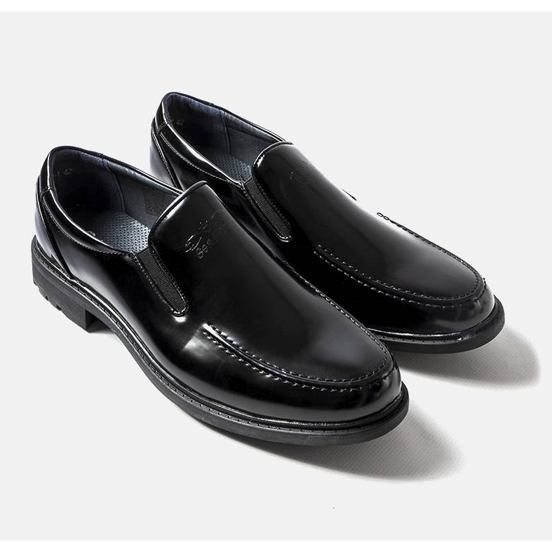 Schwarze Shoffner-Brogues für Herren 1