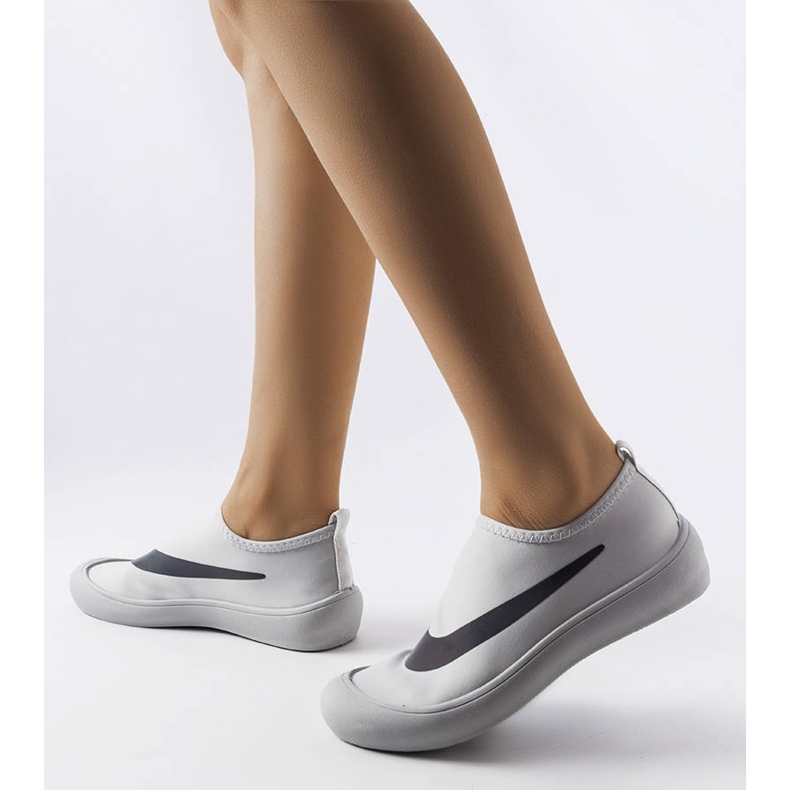 Graue elastische Sneakers von Stover 1