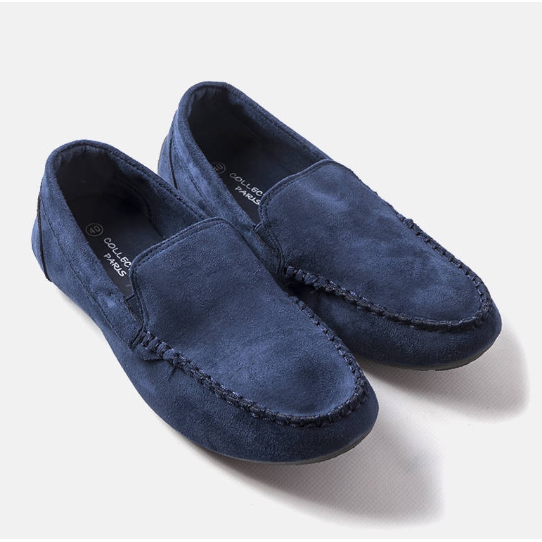 Marineblaue Herren-Loafer von Sterlington 1