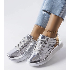 Quessy-Sneaker in Silber 1