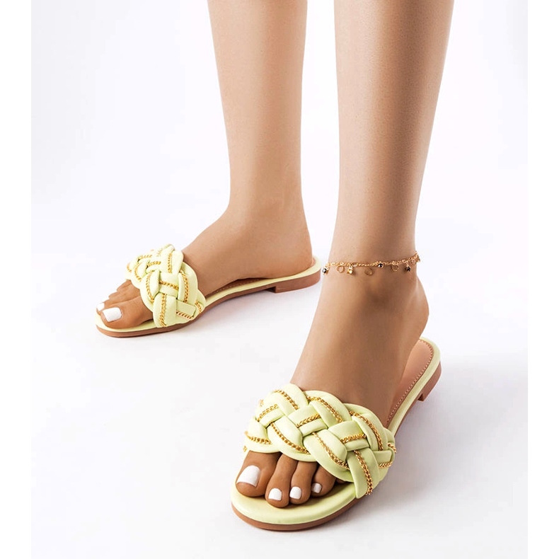 Grüne elegante Hausschuhe von Correra 1